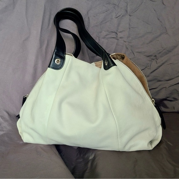 FURLA 2 Way Bag Leather Suede - Picture 2 of 8